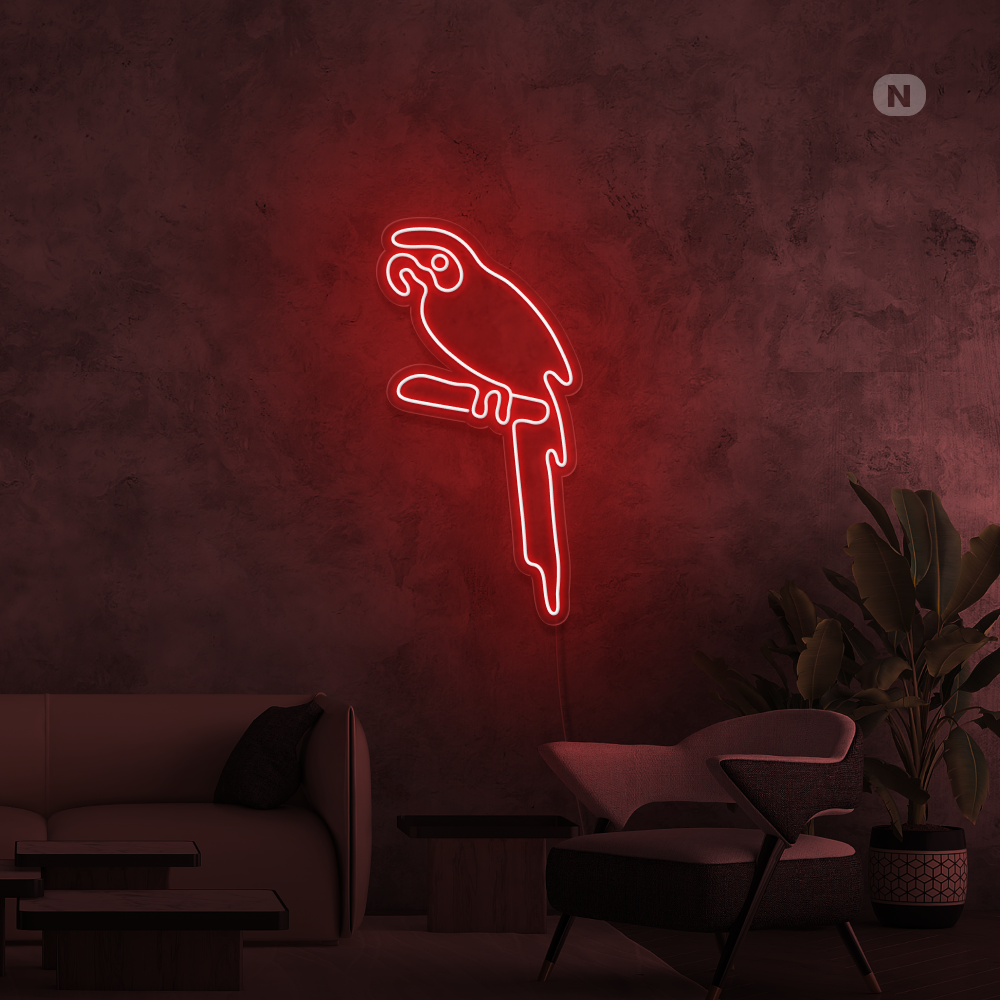 Insegna Al Neon Pappagallo