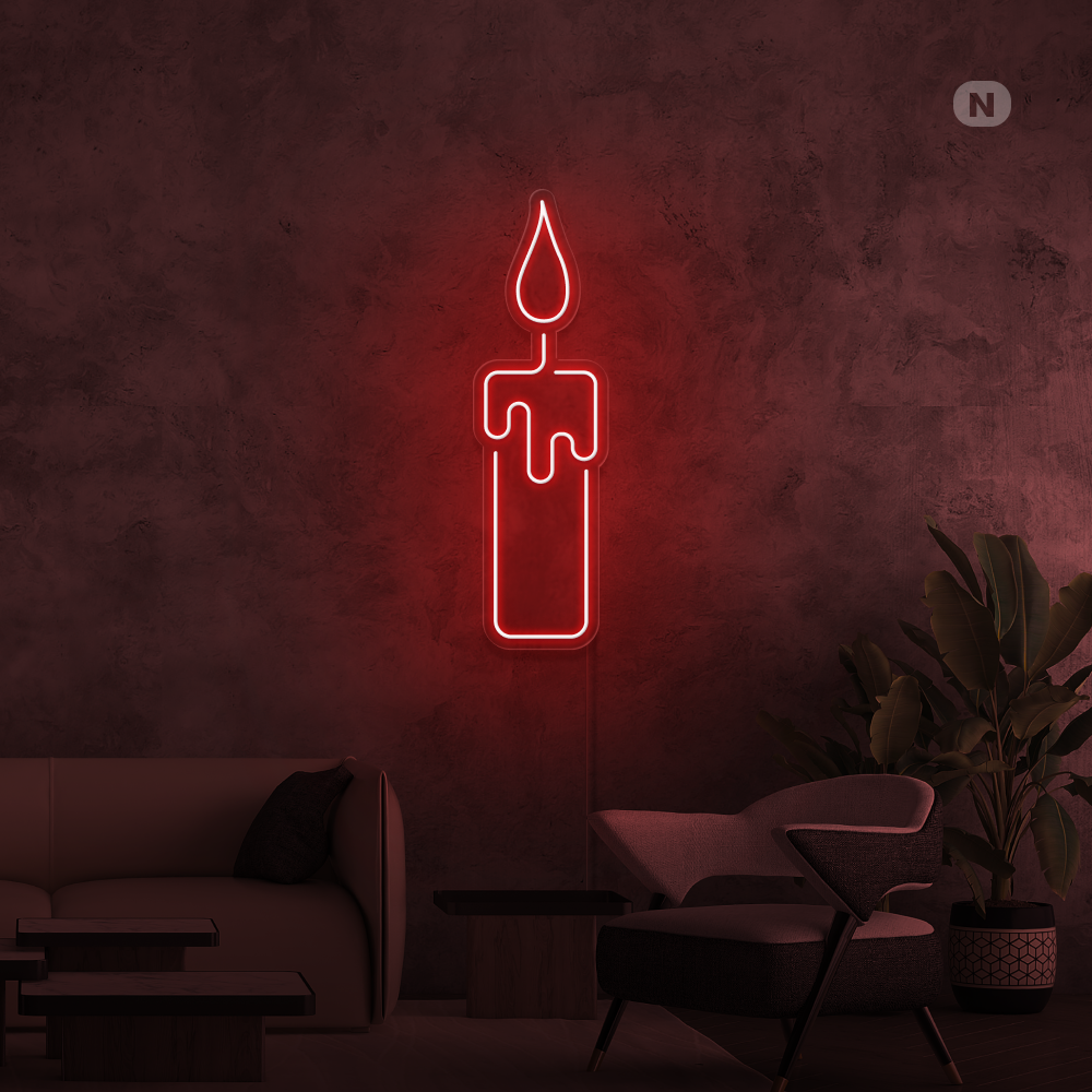 Insegna Al Neon Candela