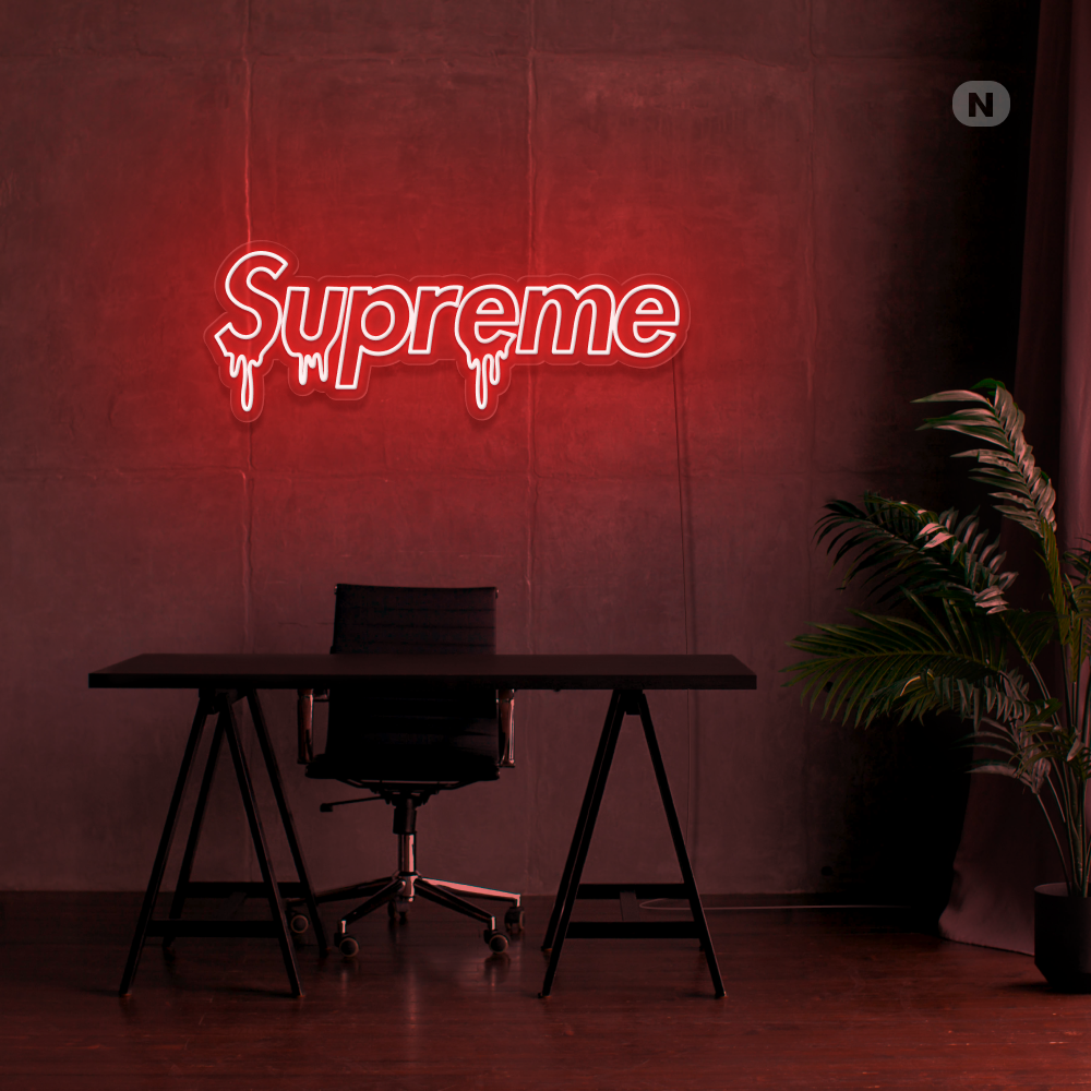 Insegna Al Neon Supreme