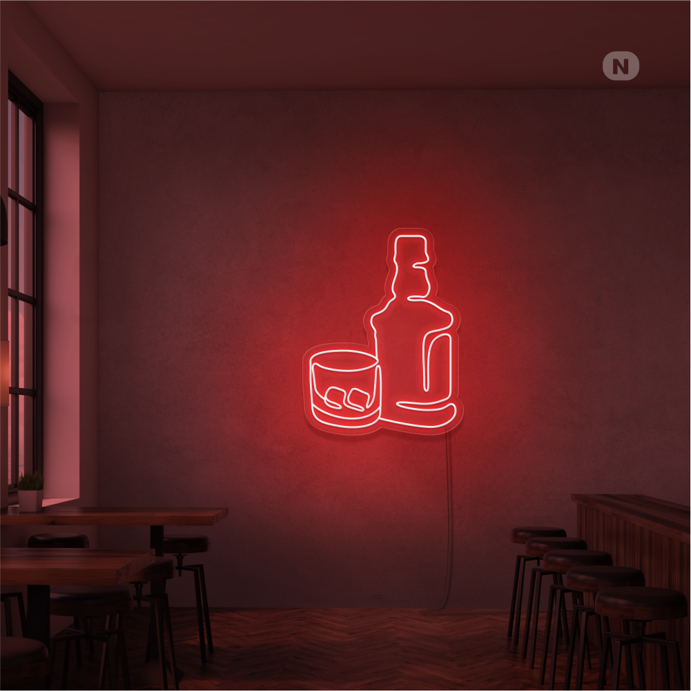 Insegna Al Neon Il whisky