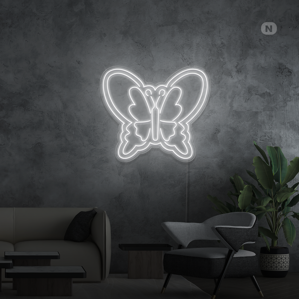 Insegna Al Neon Farfalla