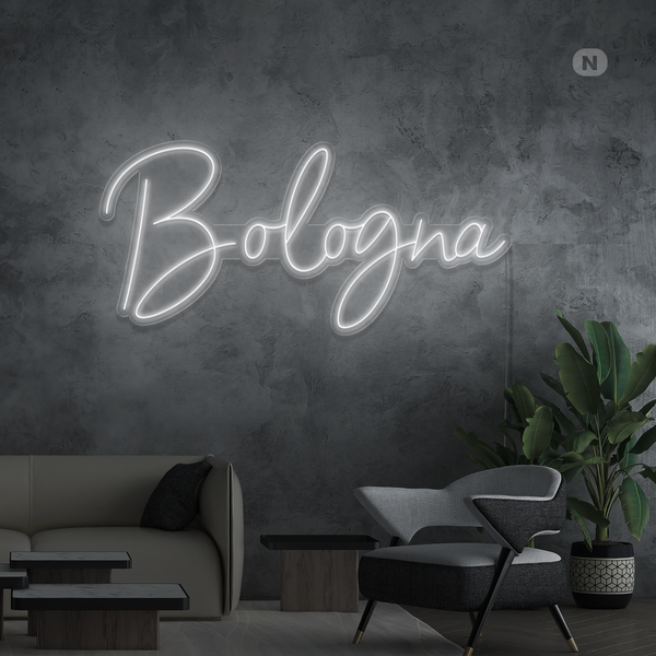 Insegna al neon Bologna