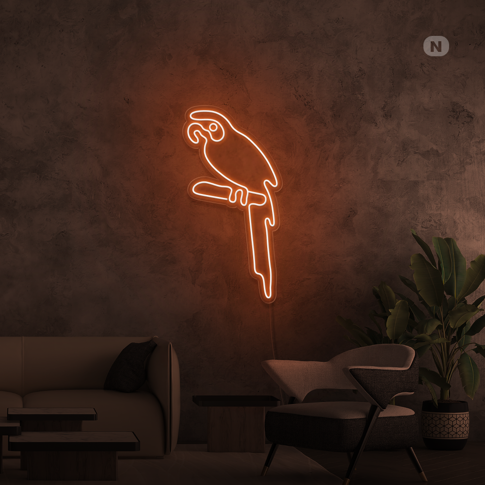 Insegna Al Neon Pappagallo
