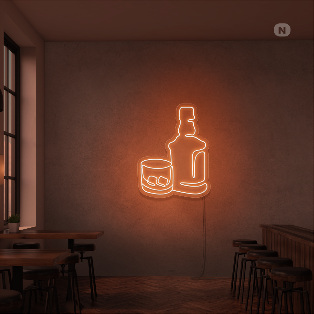 Insegna Al Neon Il whisky