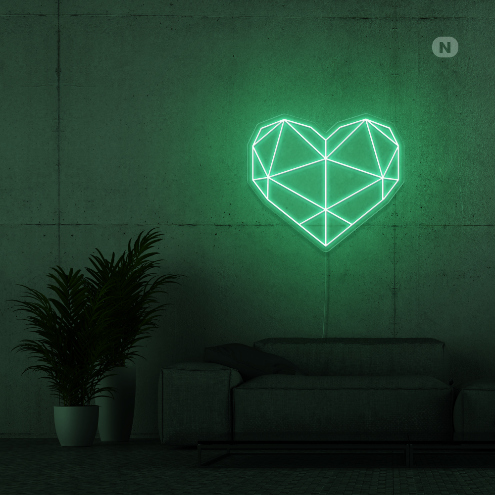 Insegna al neon Cuore
