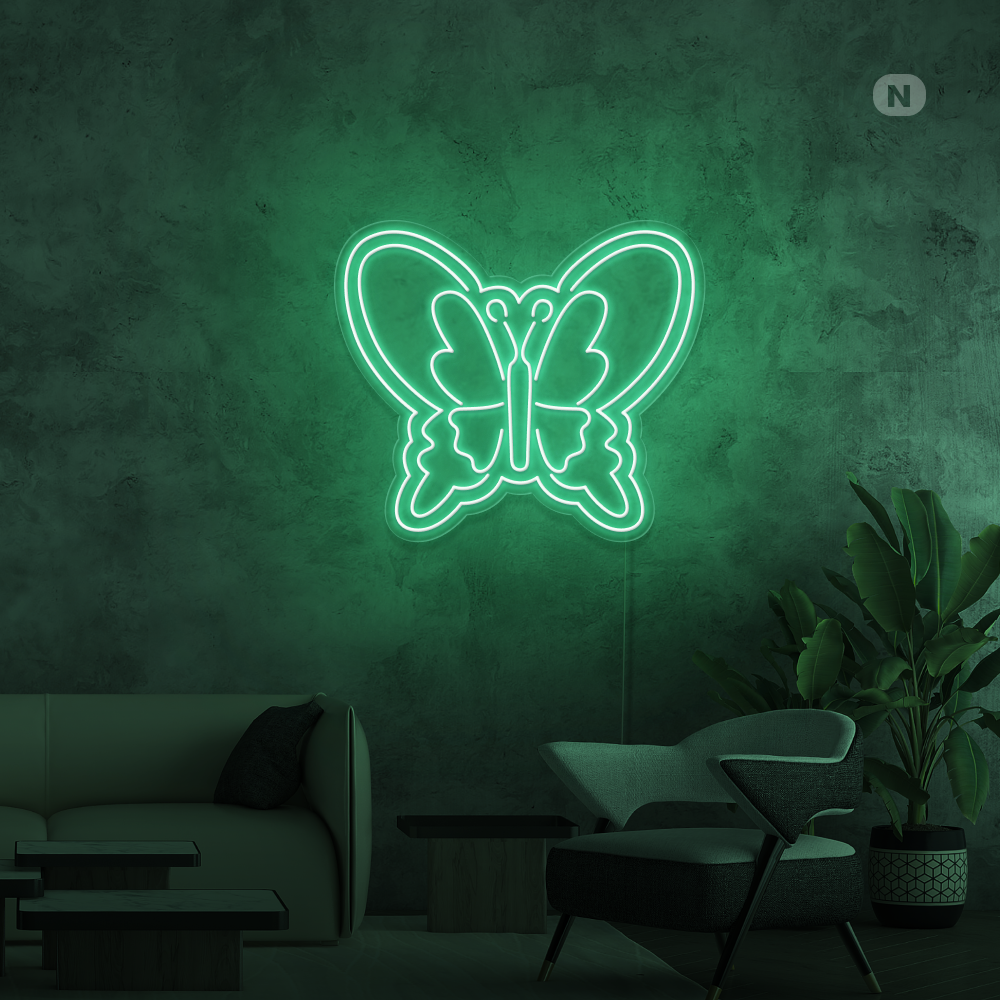 Insegna Al Neon Farfalla
