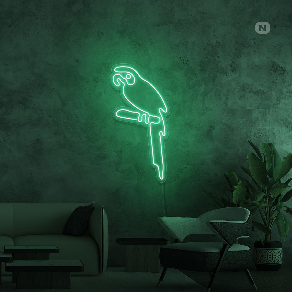 Insegna Al Neon Pappagallo