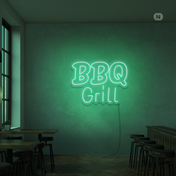 Insegna Al Neon BBQ