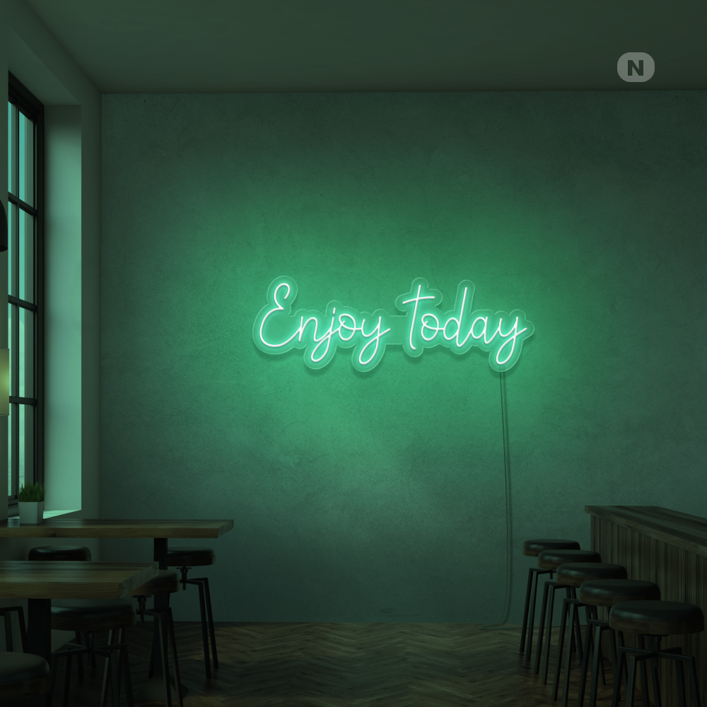 Insegna Al Neon Enjoy today