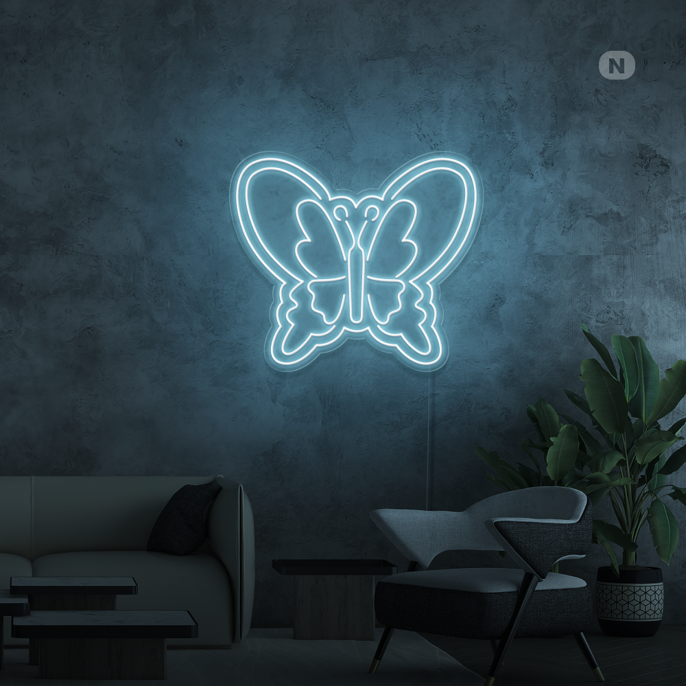 Insegna Al Neon Farfalla
