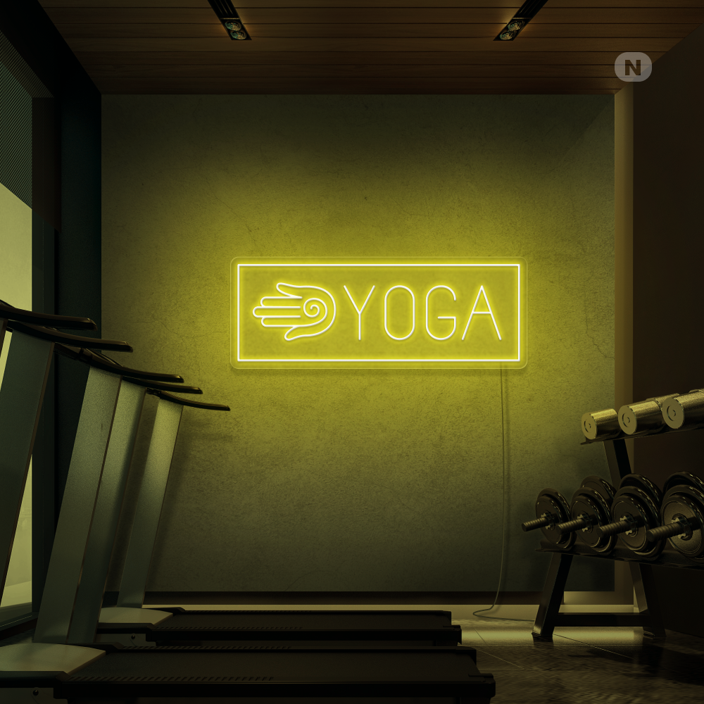 Insegna Al Neon Yoga