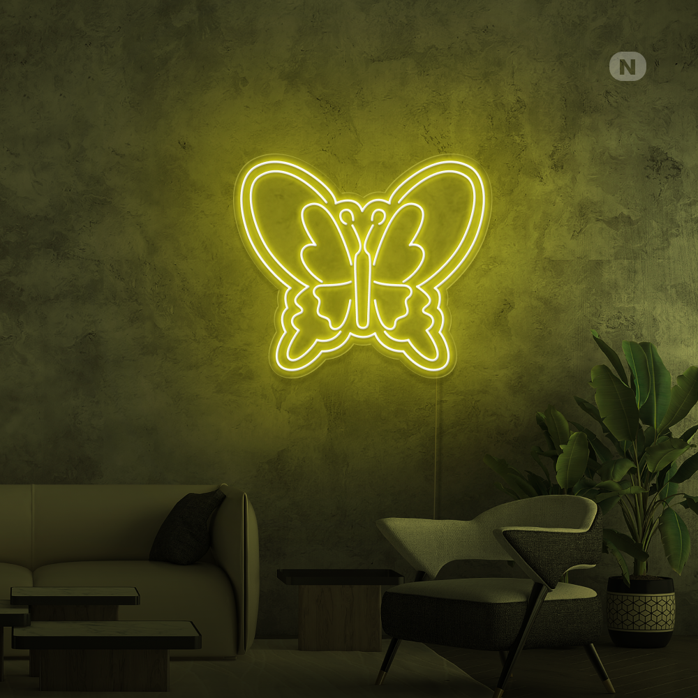 Insegna Al Neon Farfalla
