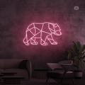 Insegna al neon Orso