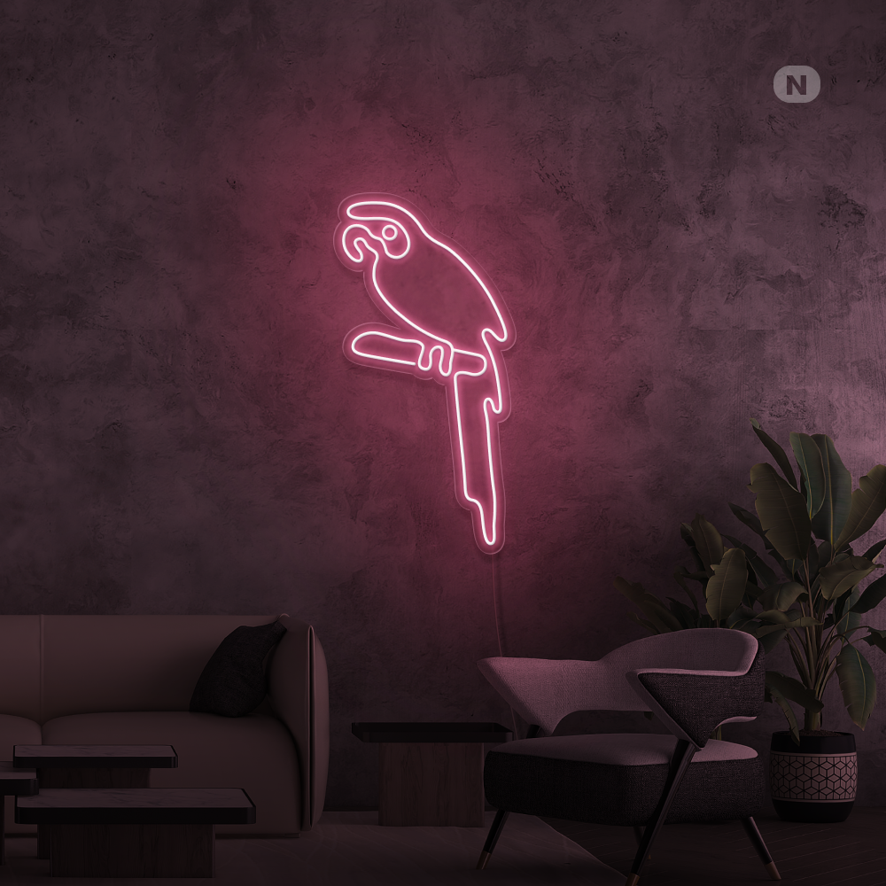 Insegna Al Neon Pappagallo