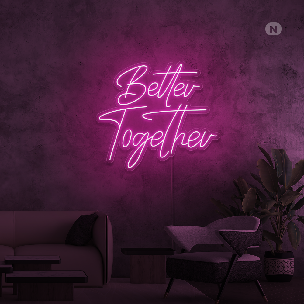 Insegna Al Neon Better Together