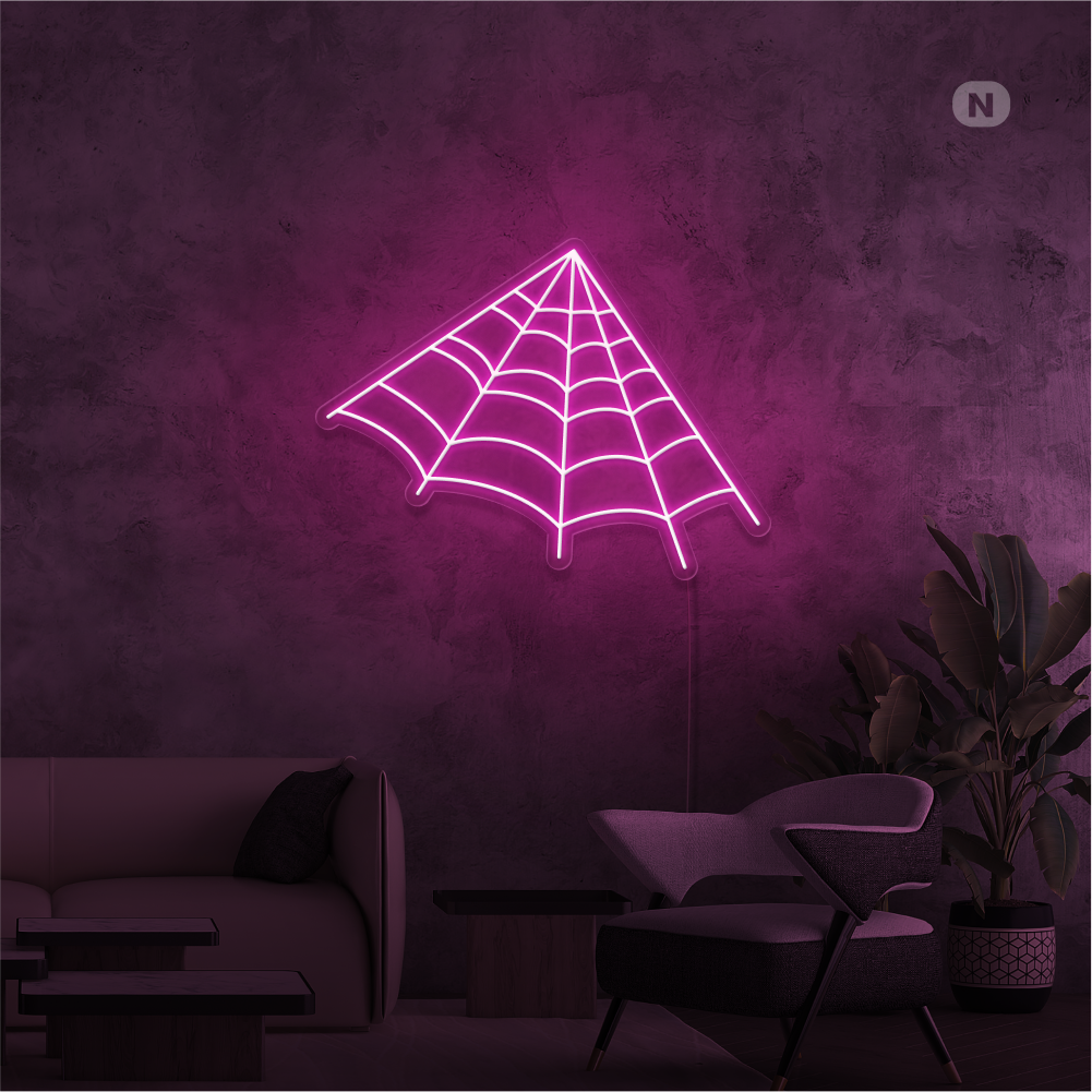 Insegna Al Neon Ragnatela