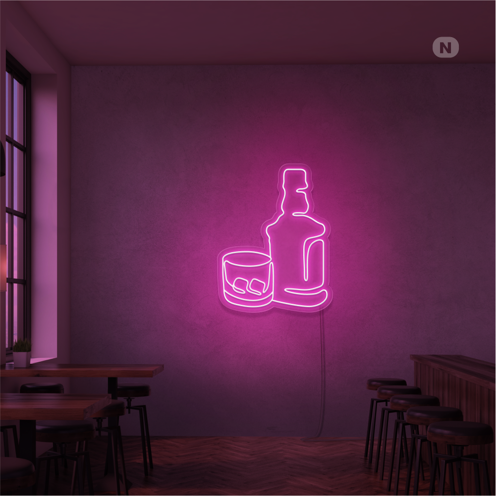 Insegna Al Neon Il whisky