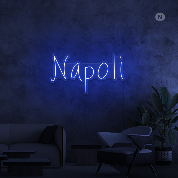 Insegna al neon Napoli