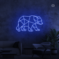 Insegna al neon Orso