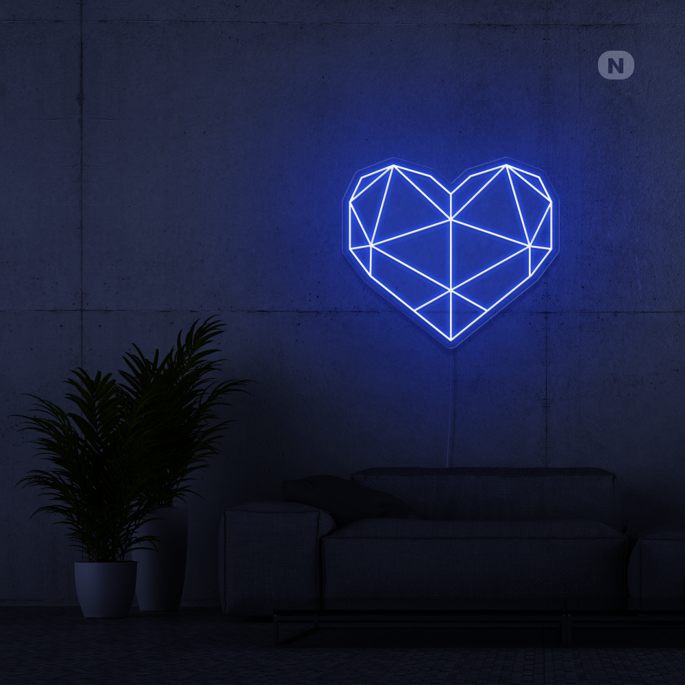 Insegna al neon Cuore