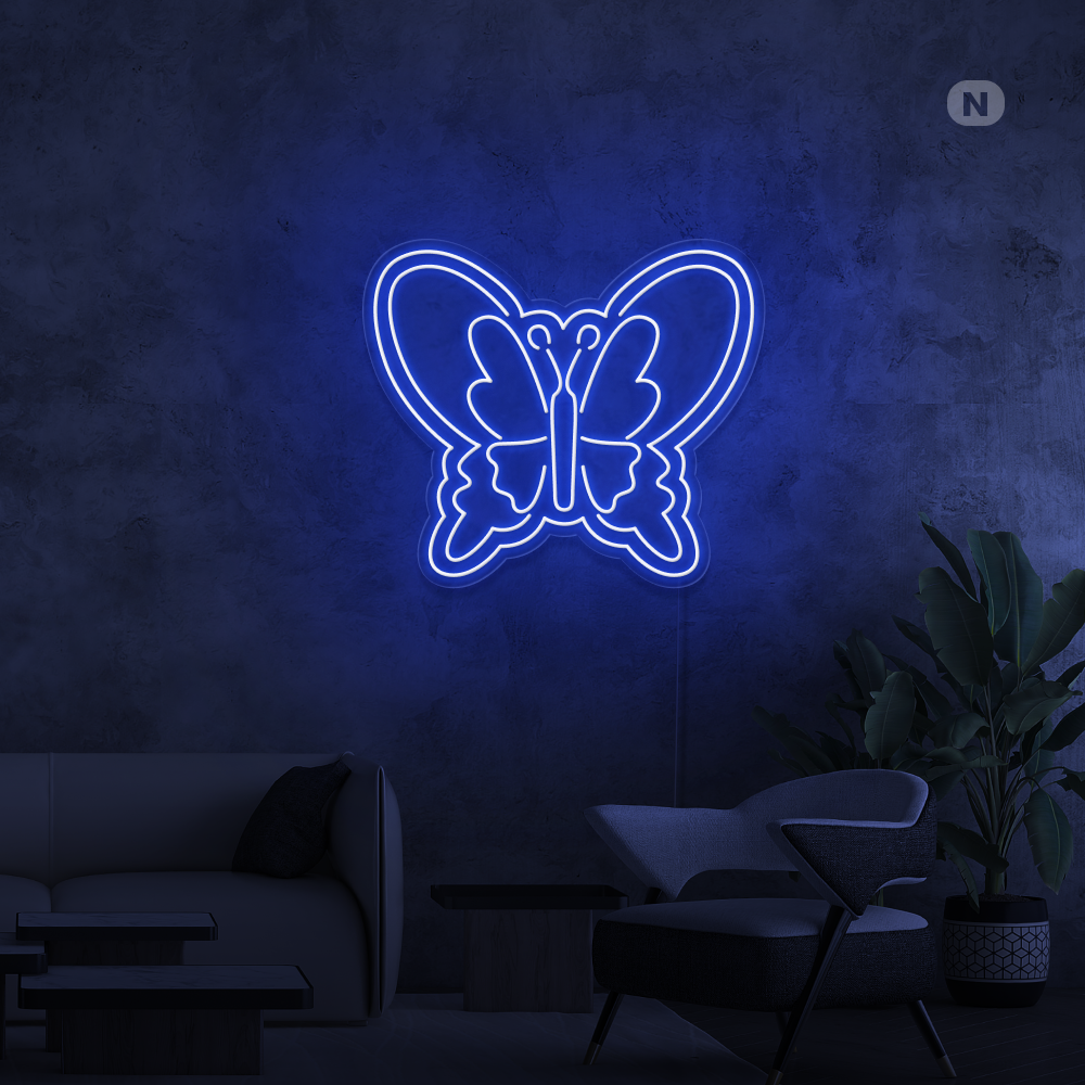 Insegna Al Neon Farfalla