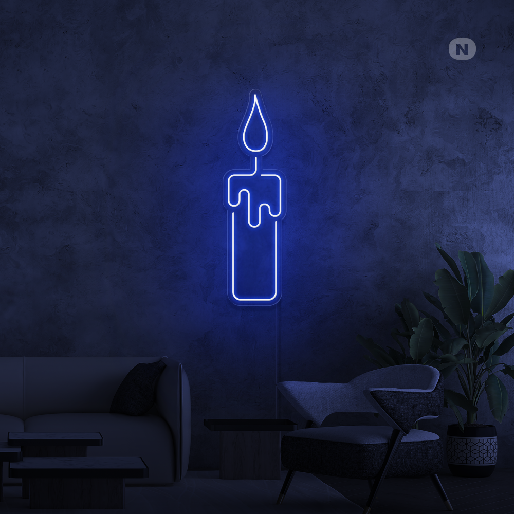 Insegna Al Neon Candela