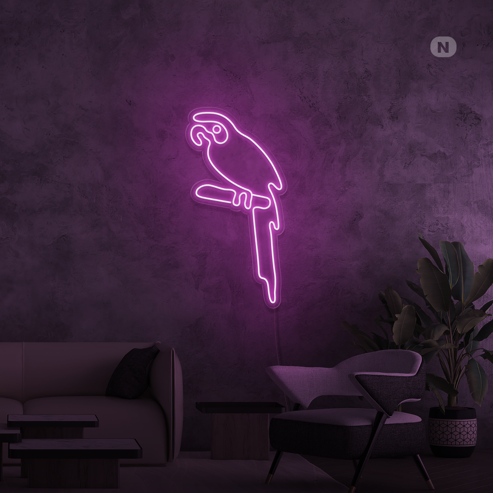 Insegna Al Neon Pappagallo