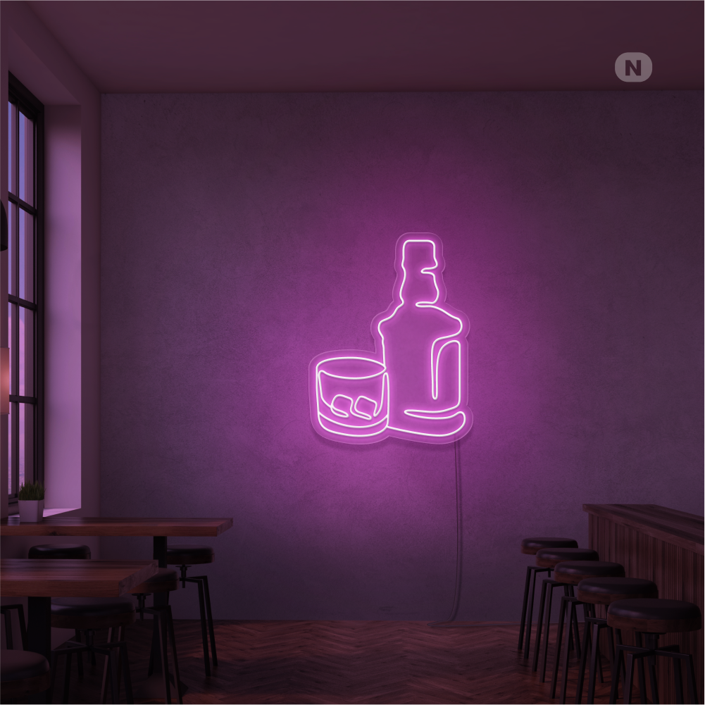 Insegna Al Neon Il whisky