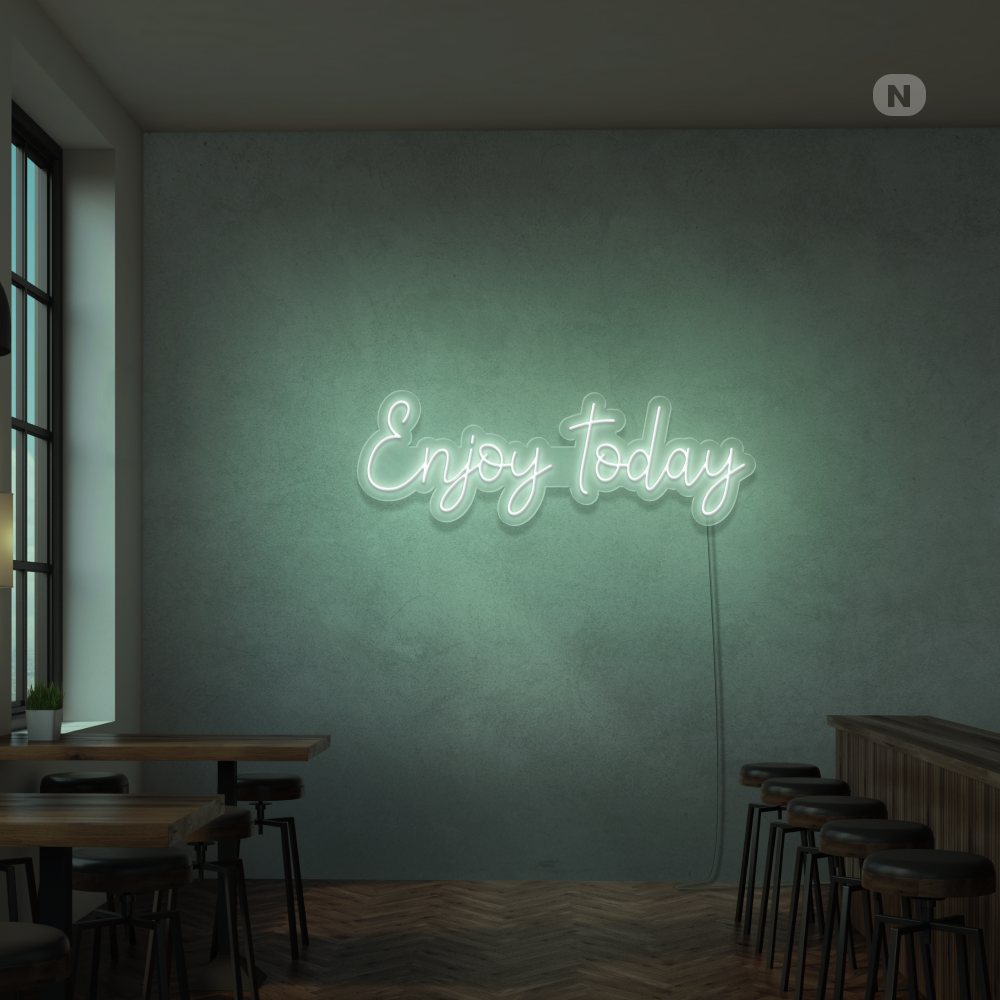 Insegna Al Neon Enjoy today