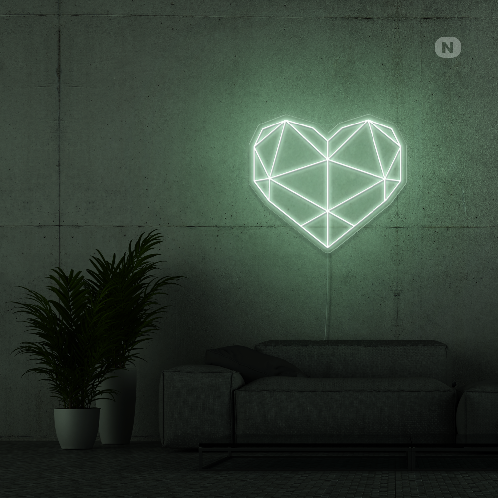 Insegna al neon Cuore