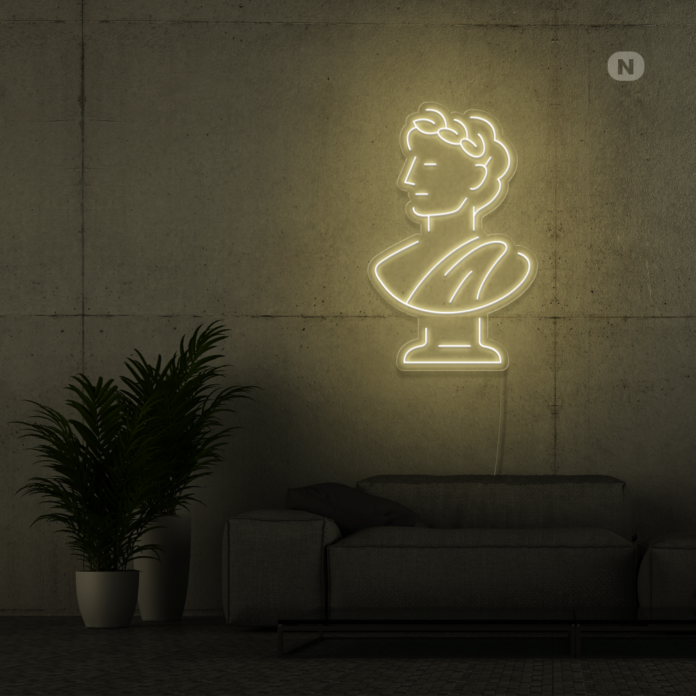 Insegna al neon Cesare