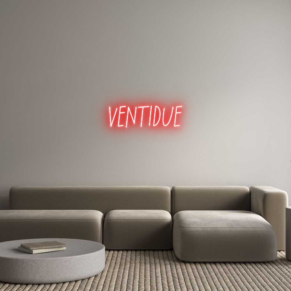 Neon personalizzato: VENTIDUE