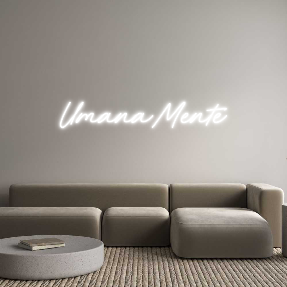 Neon personalizzato: UmanaMente