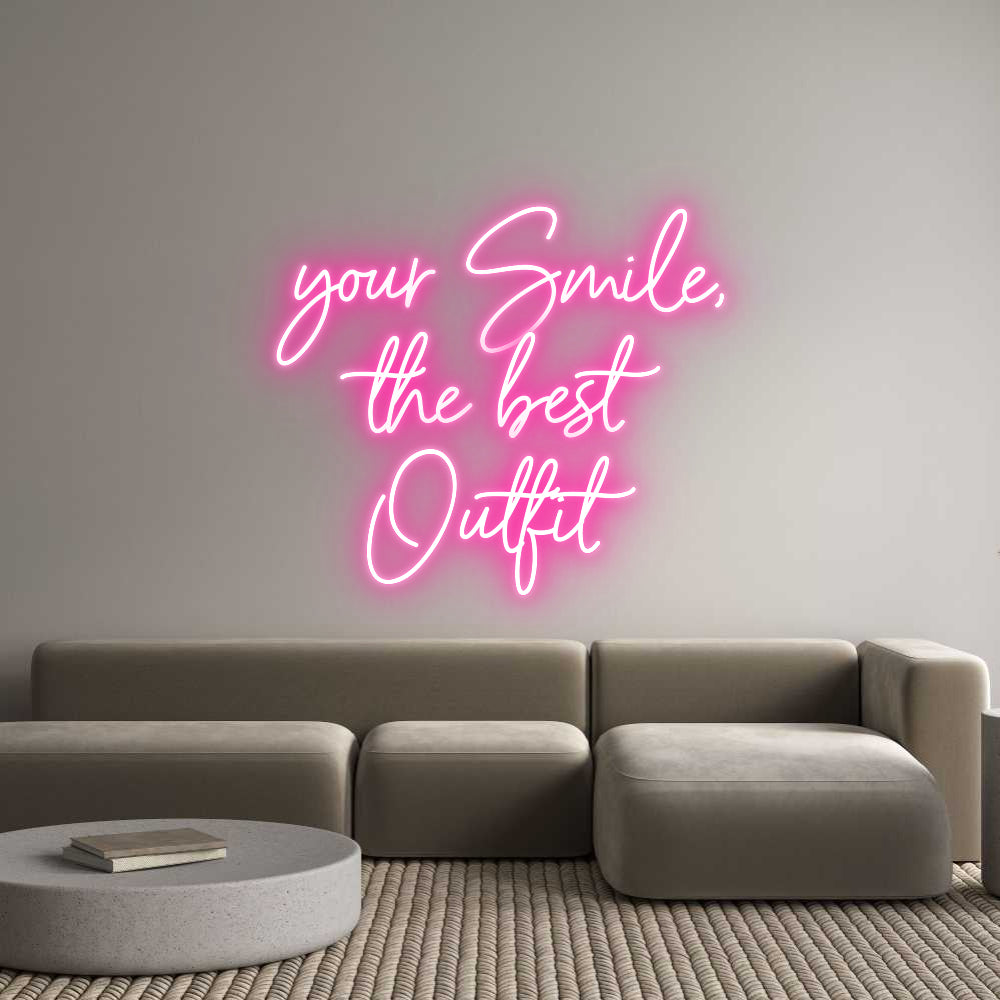 Neon personalizzato: your Smile,
...