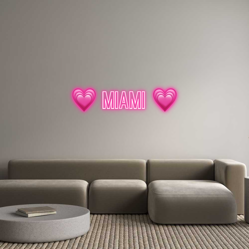 Neon personalizzato: 💗 MIAMI 💗