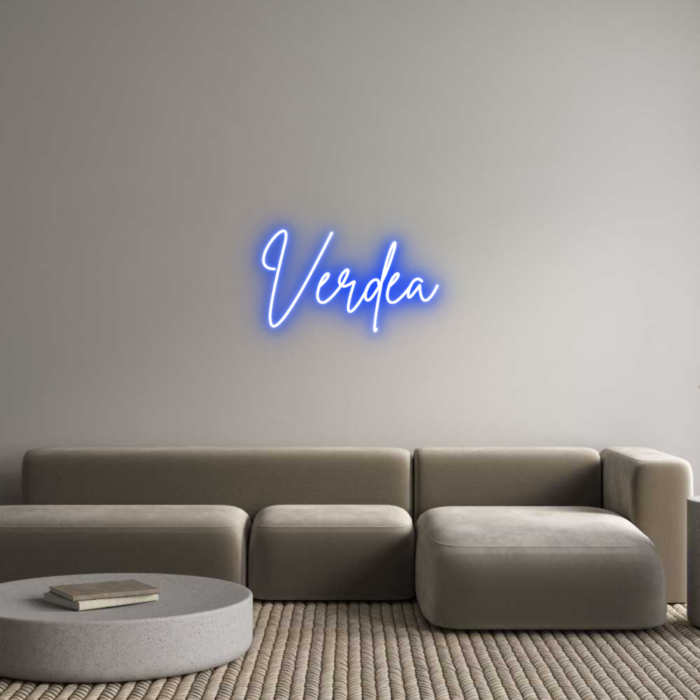 Neon personalizzato: Verdea