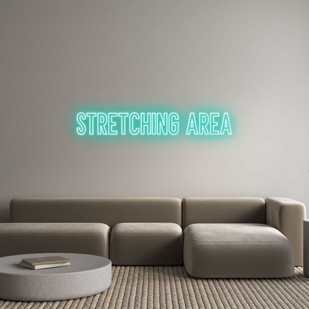 Neon personalizzato: Stretching area