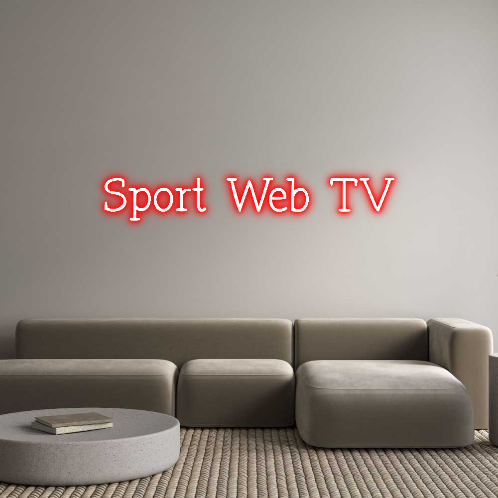 Neon personalizzato: Sport Web TV