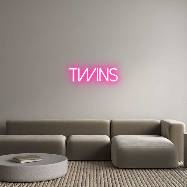 Neon personalizzato: TWINS