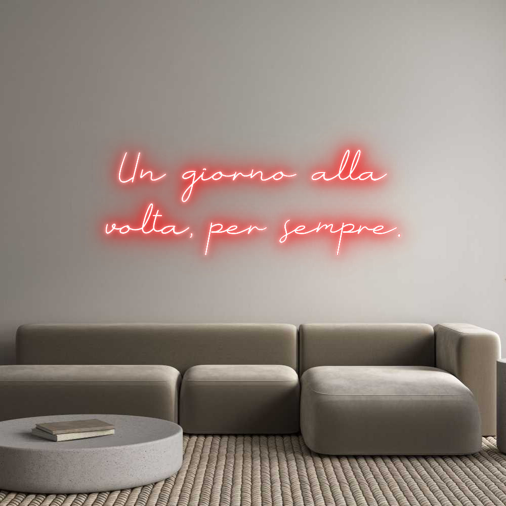 Neon personalizzato: Un giorno all...