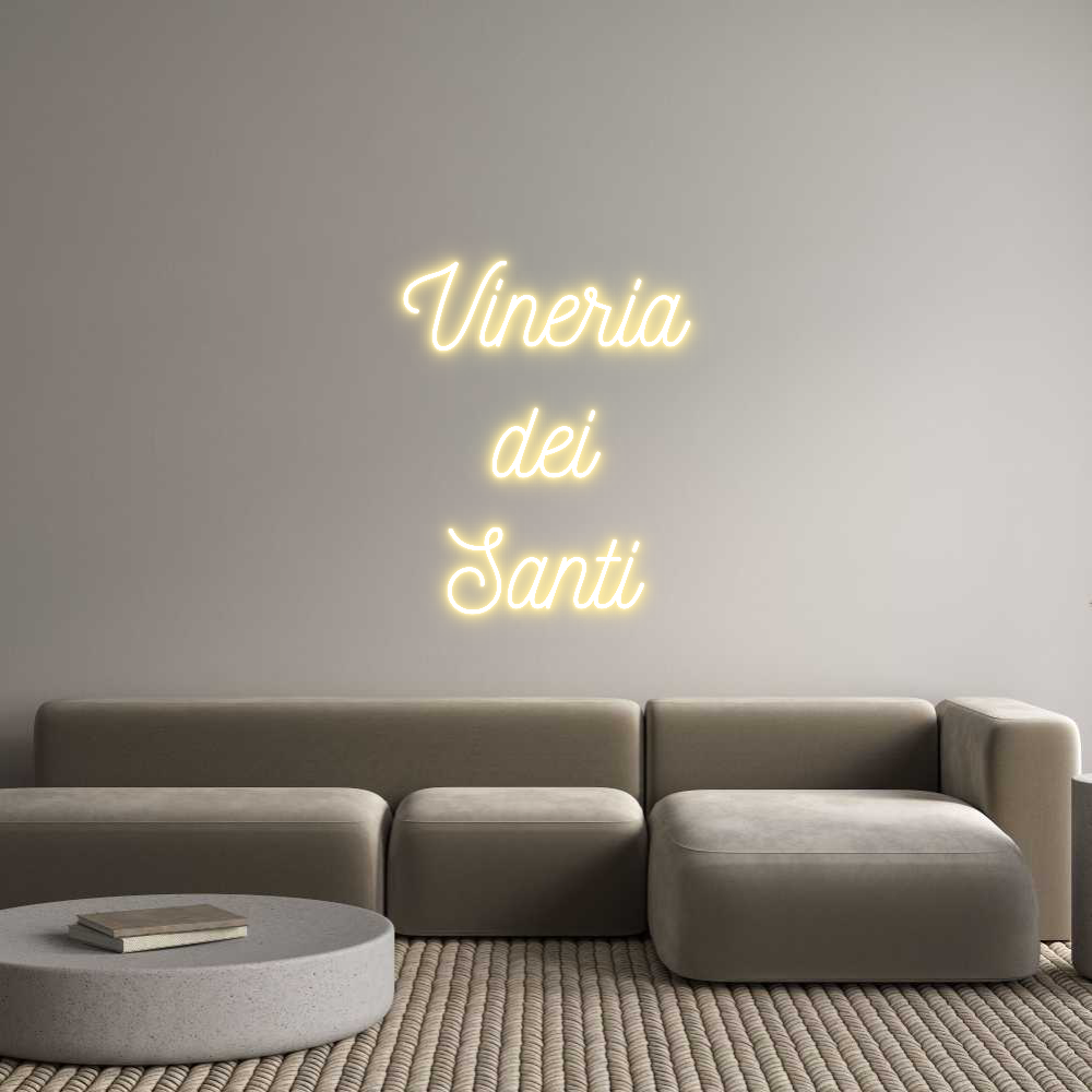 Neon personalizzato: Vineria
dei
...