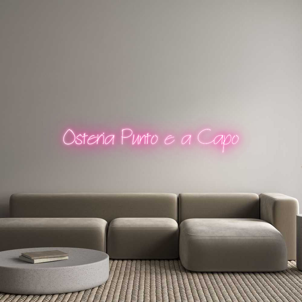 Neon personalizzato: 

Osteria P...
