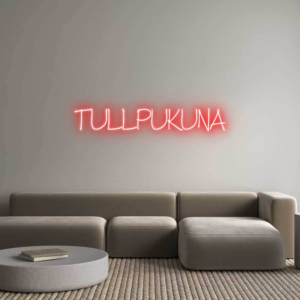 Neon personalizzato: TULLPUKUNA