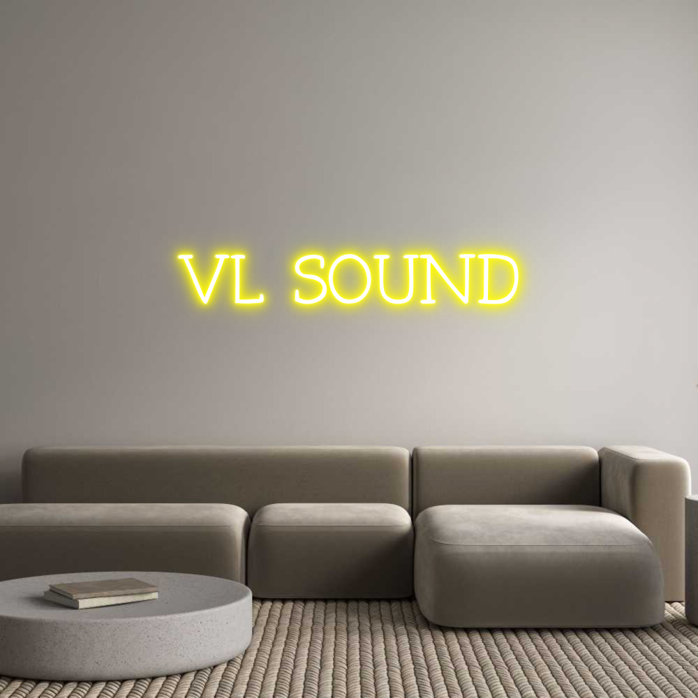 Neon personalizzato: VL SOUND