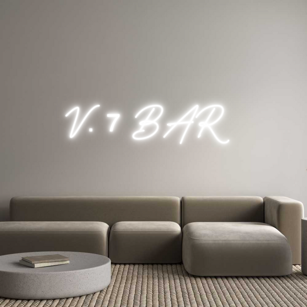 Neon personalizzato: 
V. 7 BAR