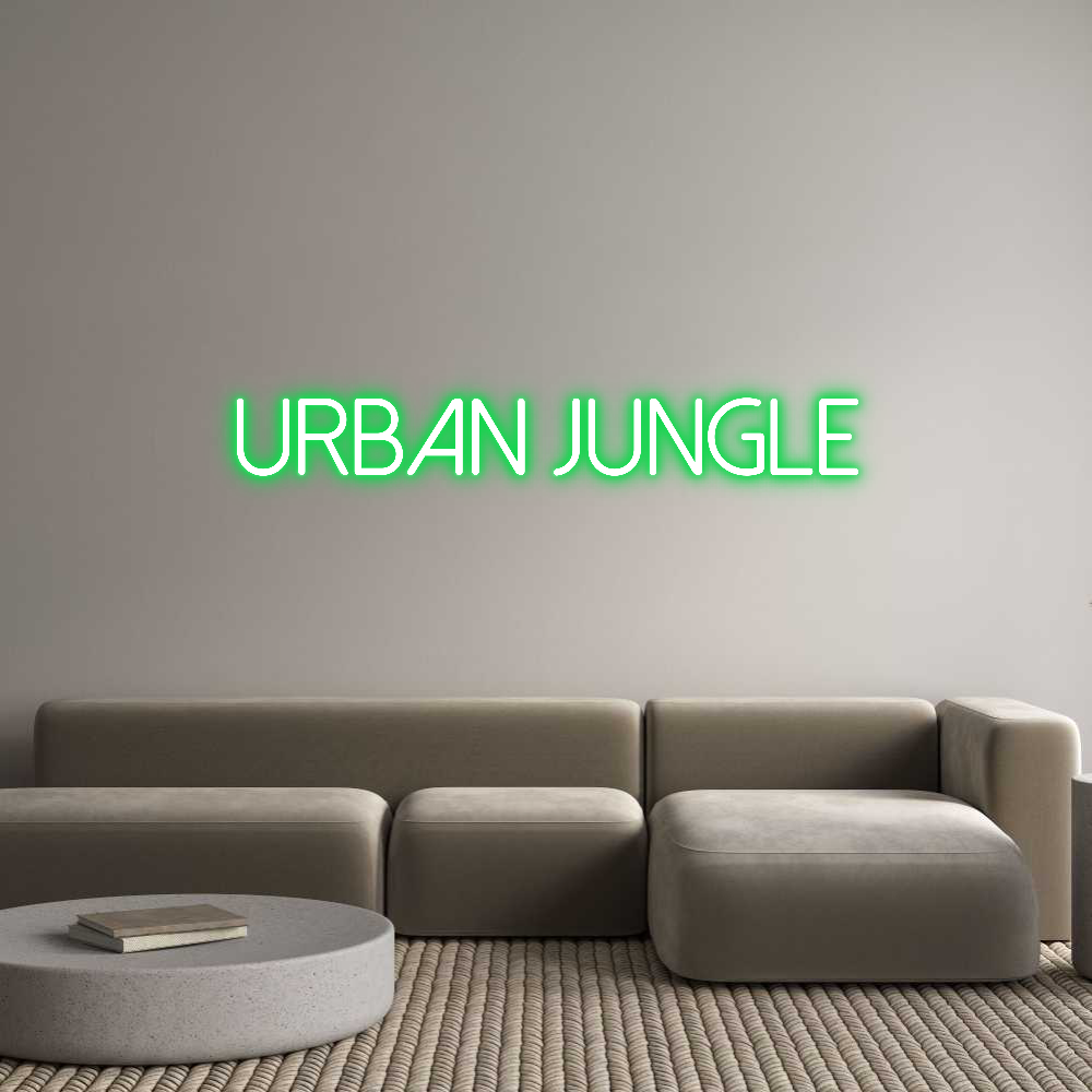 Neon personalizzato: URBAN JUNGLE