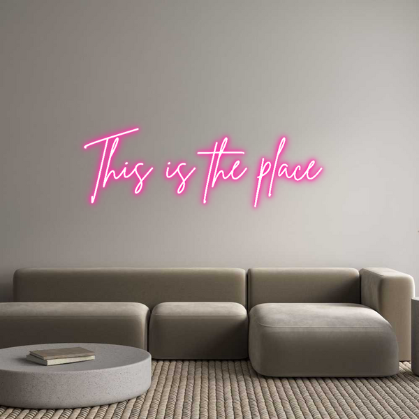 Neon personalizzato: This is the p...