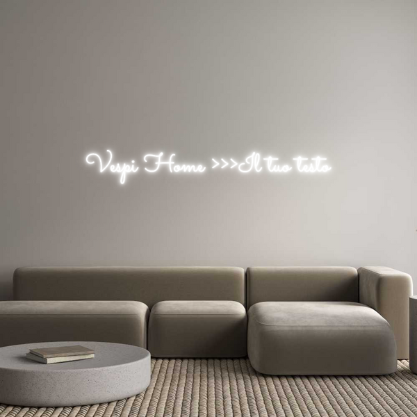 Neon personalizzato: Vespi Home >>...