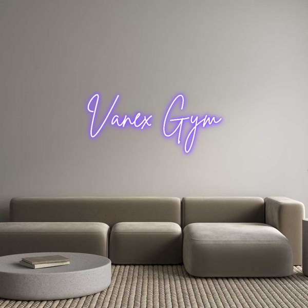 Neon personalizzato: Vanex Gym