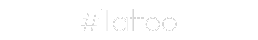 Neon personalizzato: #Tattoo